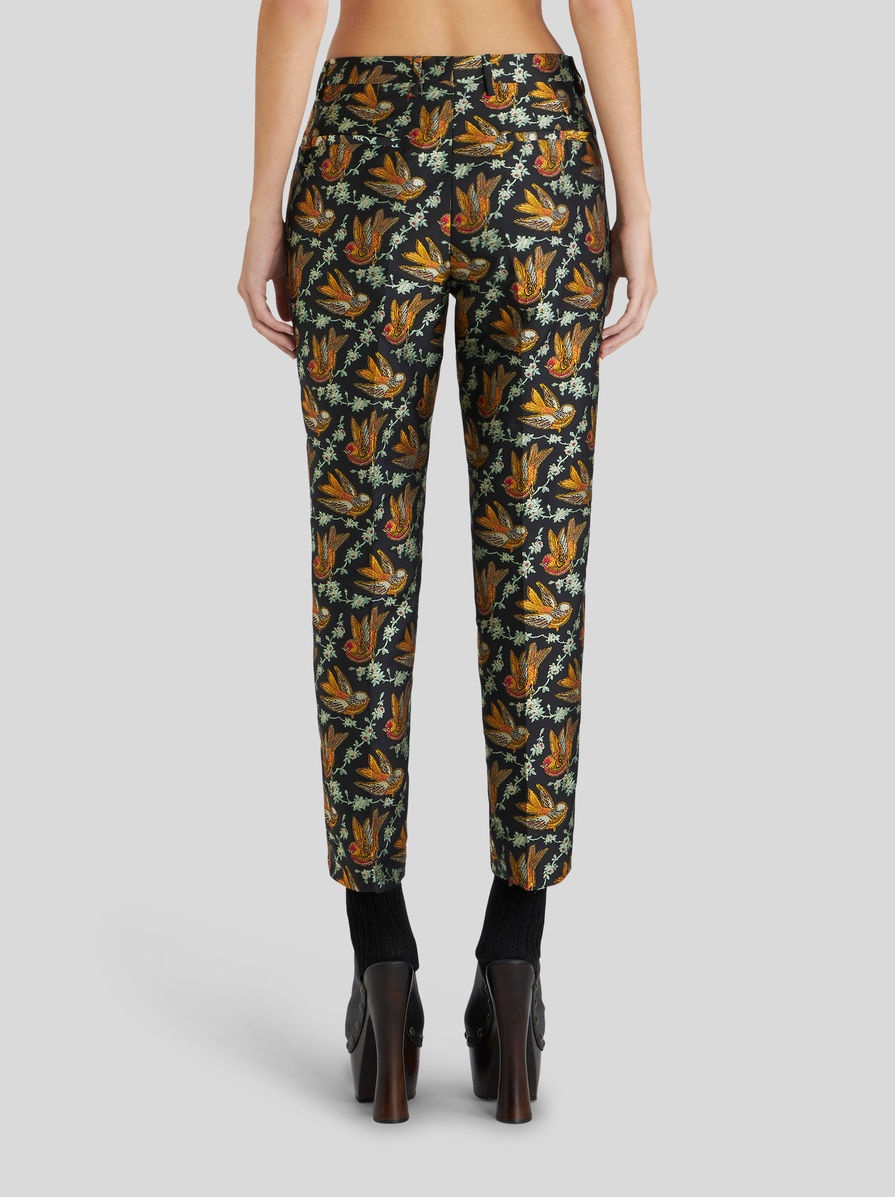 TAILORED JACQUARD TROUSERS - 4