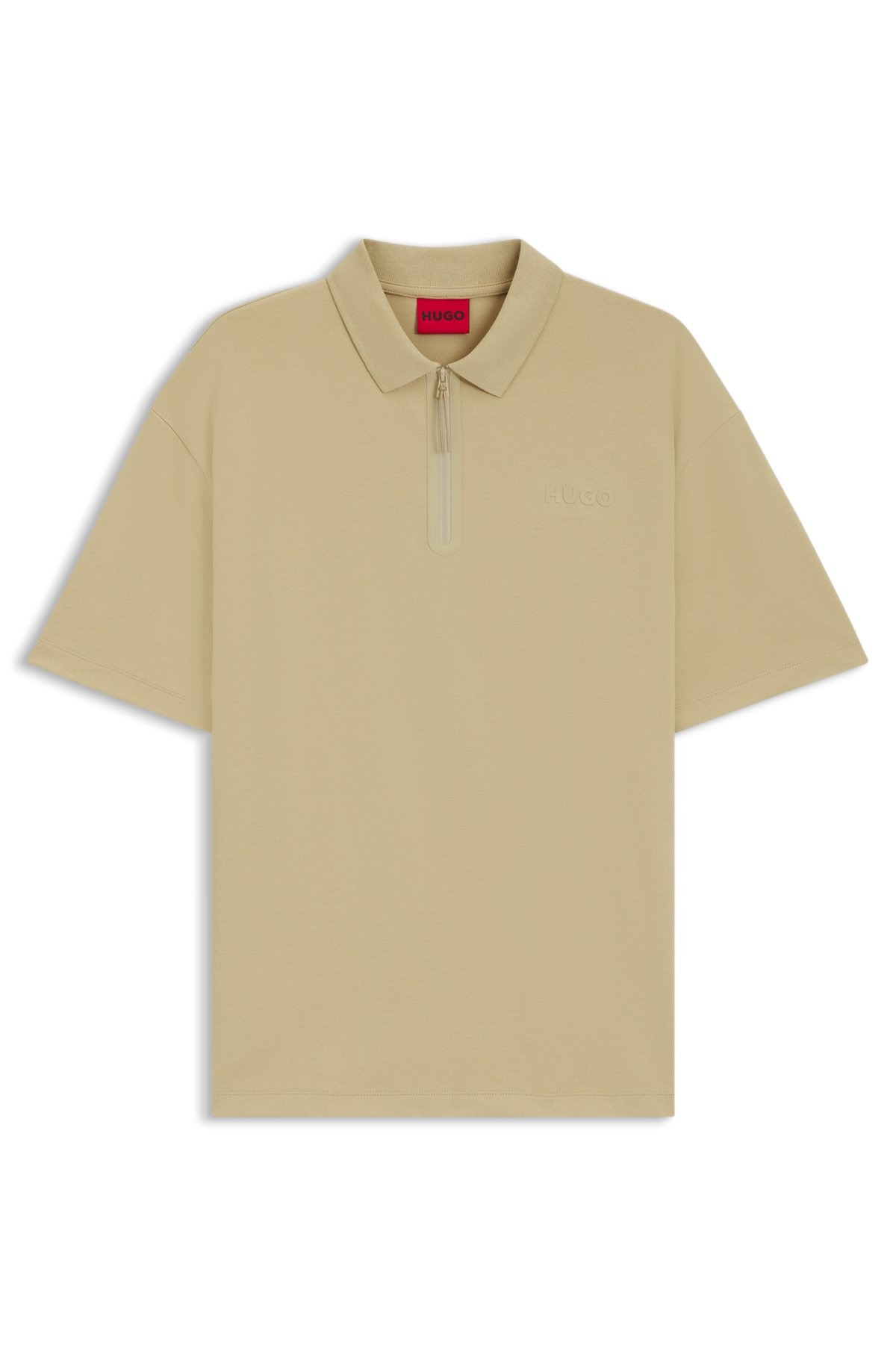POLO SHIRT WITH ZIP PLACKET - 1