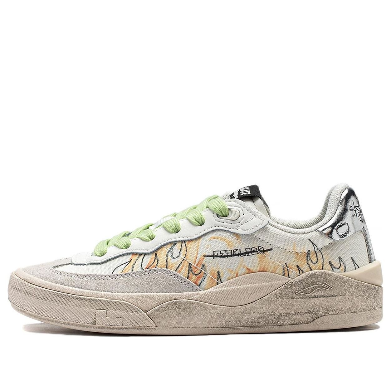 (WMNS) Li-Ning Skate General 'White Graffiti' AEPSA50-7 - 1