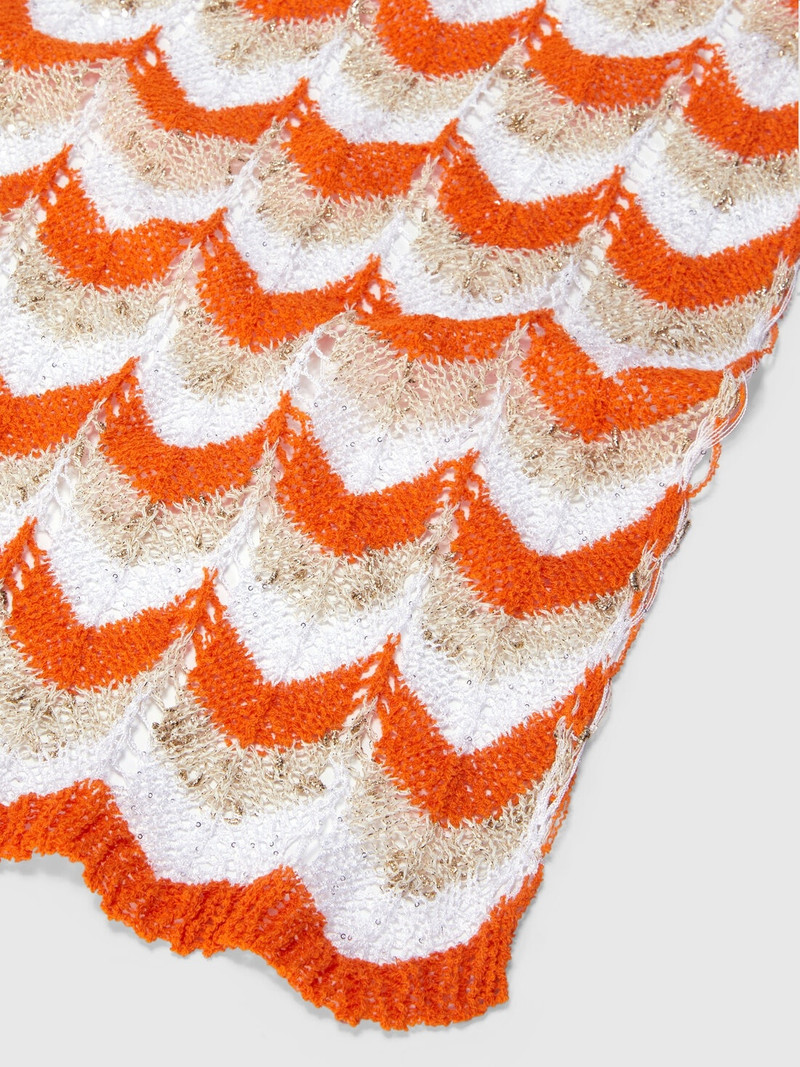 Missoni Knit scarf with chevron pattern outlook