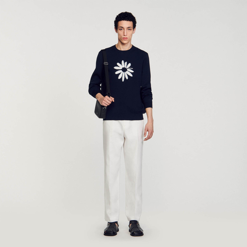 Sandro JACQUARD FLOWER JUMPER outlook