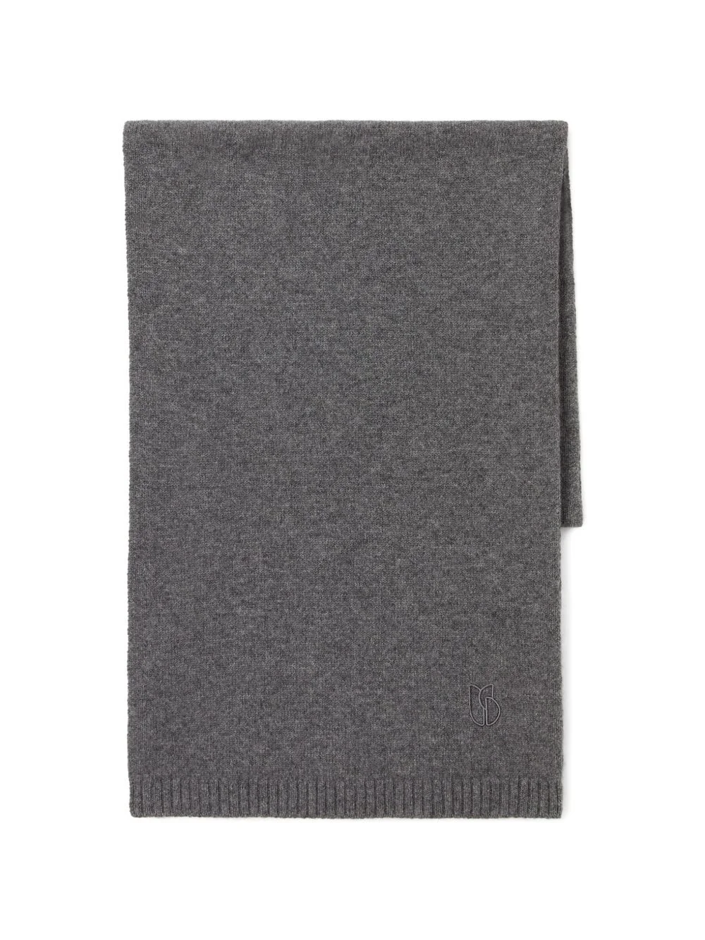 Comie logo-embroidered scarf - 1