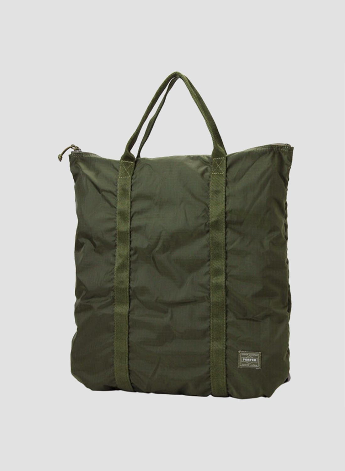 Porter-Yoshida & Co Flex 2-Way Tote Bag in Olive Drab - 1