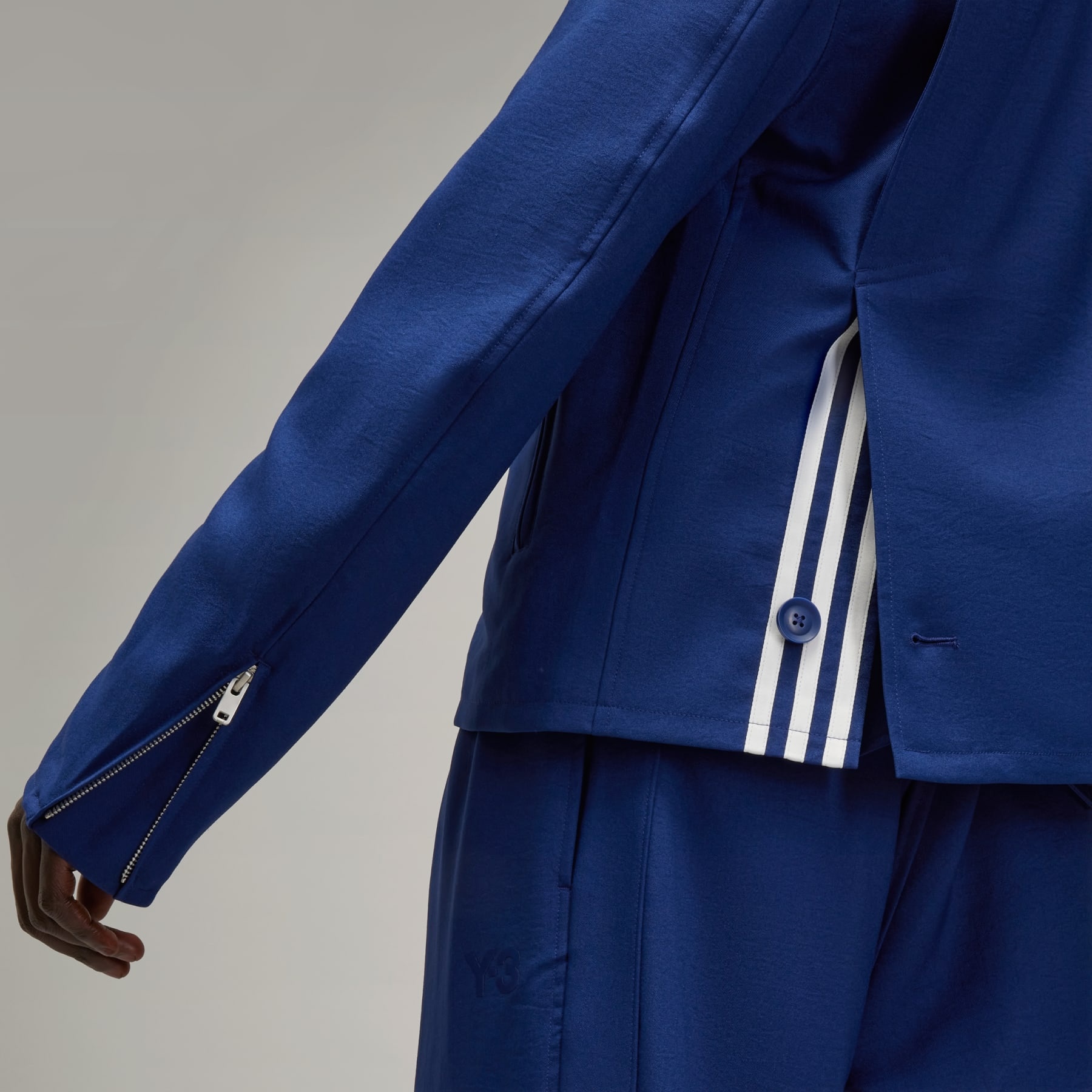 Y-3 Mesh 3-Stripes Track Top - 7