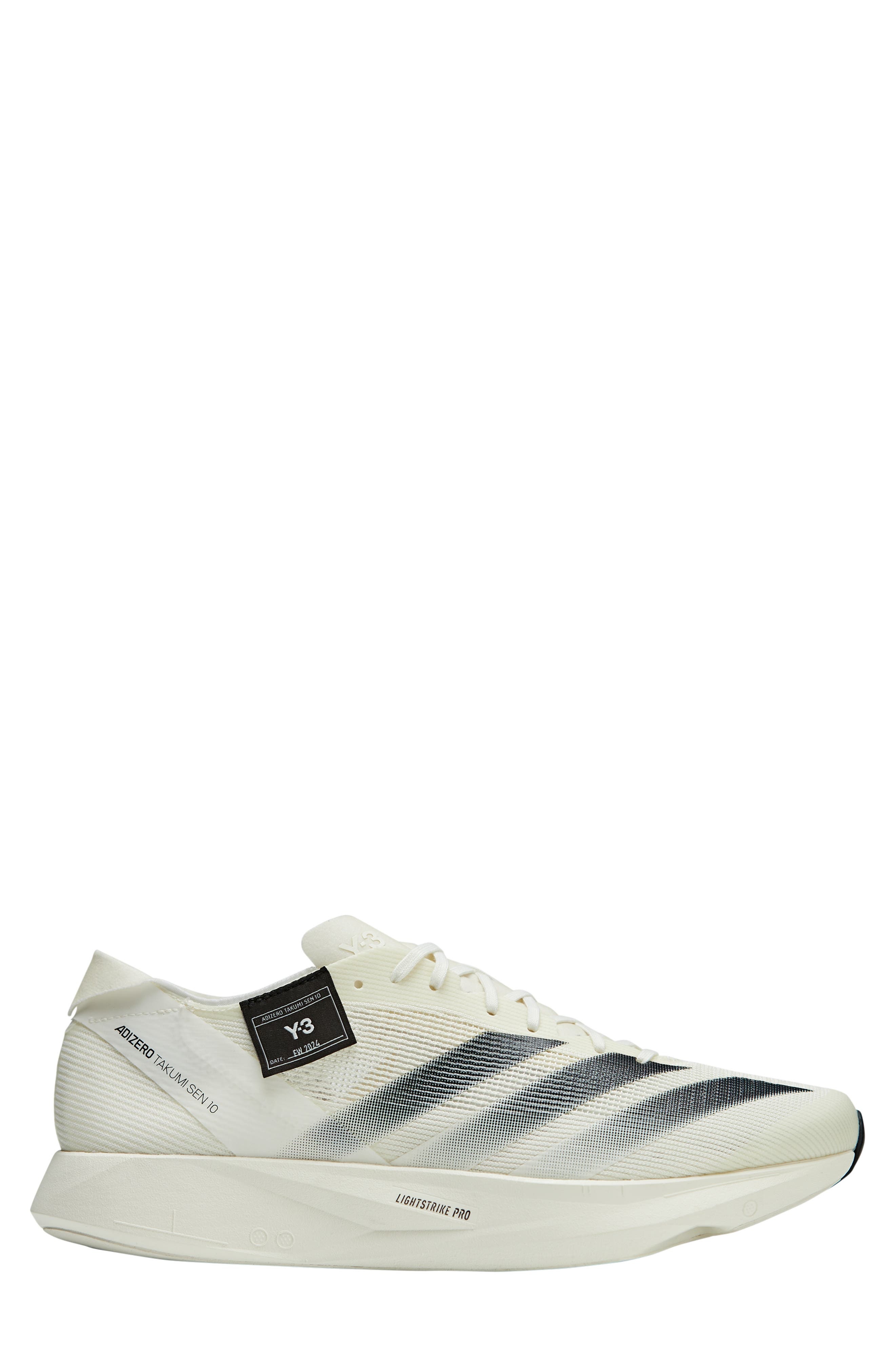 Y-3 Takumi Sen 10 Sneaker in White/White/Black at Nordstrom - 3