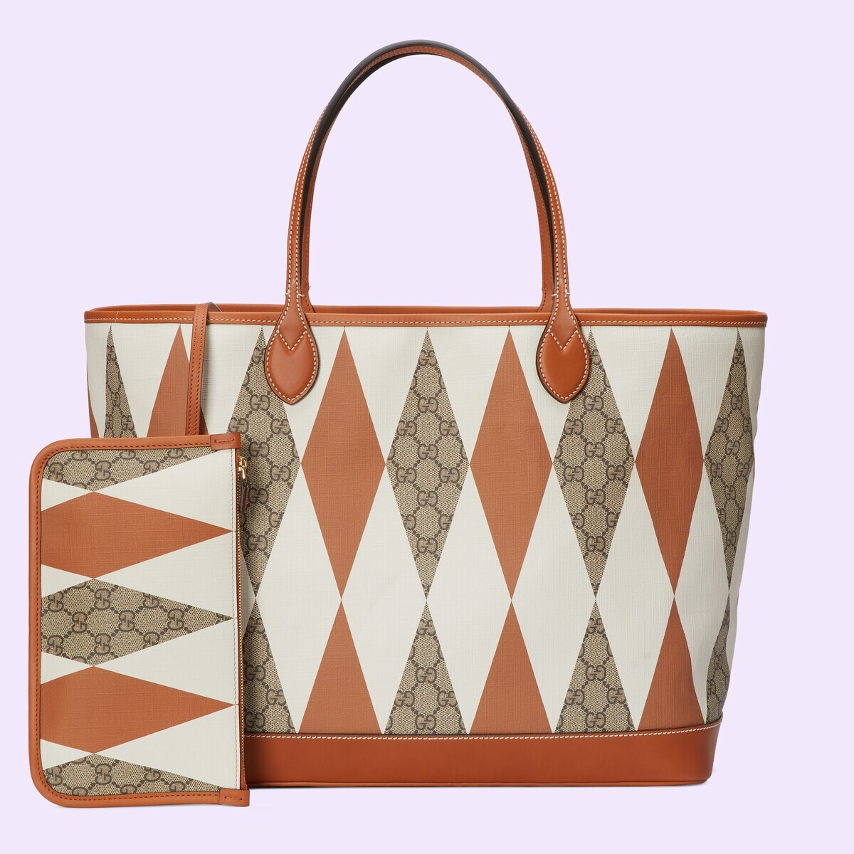GG rhombus print large tote bag - 5