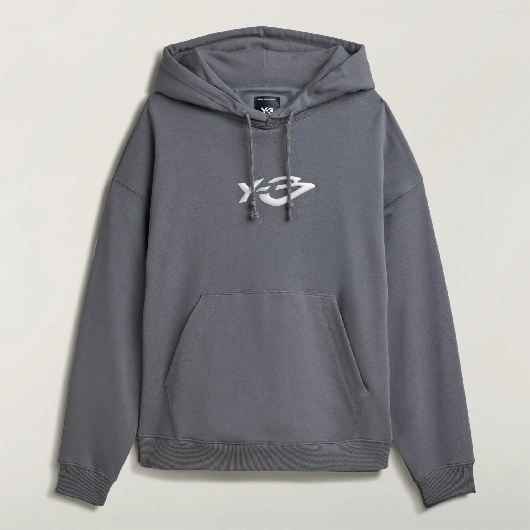 Y-3 FRENCH TERRY LIQUID LOGO HOODIE - 1