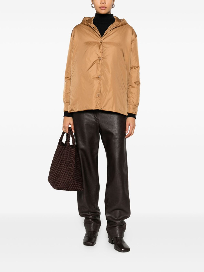 Aspesi hooded button-fastening jacket outlook