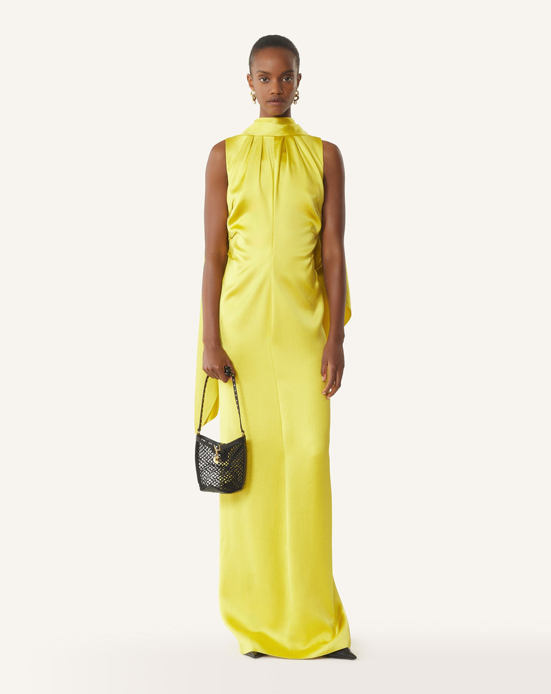 Lanvin LONG SATIN DRESS outlook