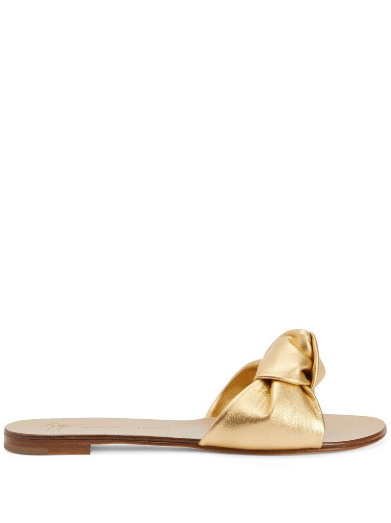 Aycha knot flat sandals 1