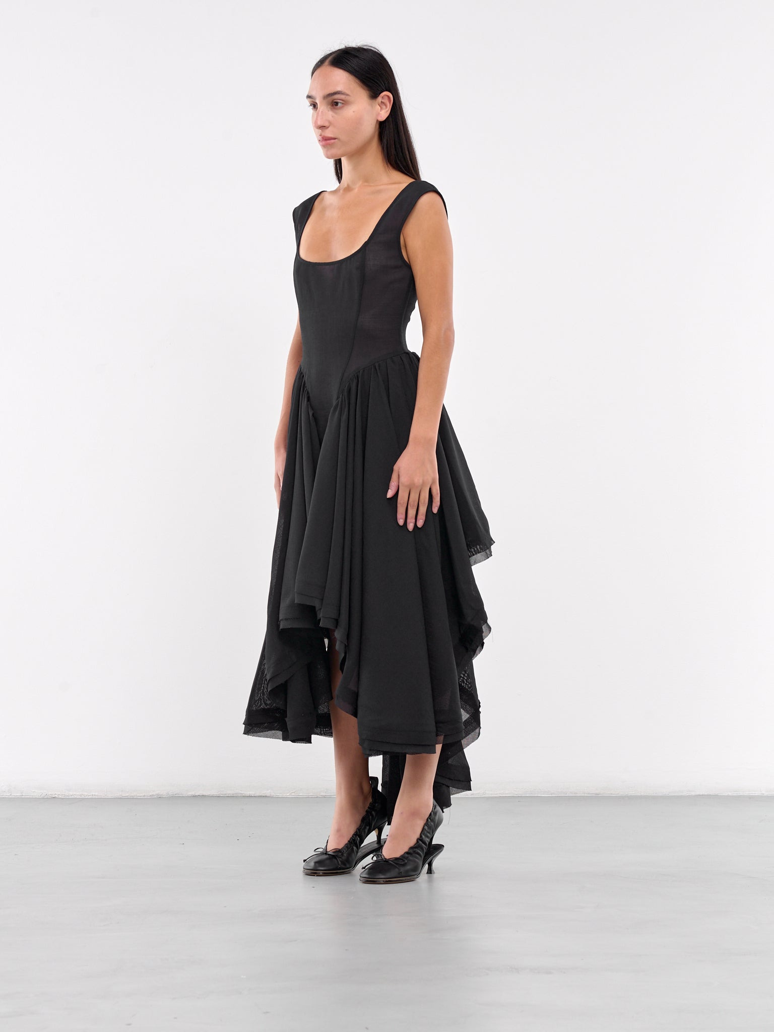 Ruffled Cocktail Dress - 2