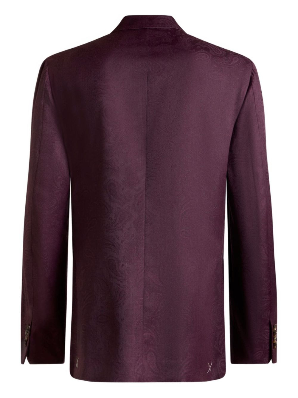 paisley-jacquard jacket - 2