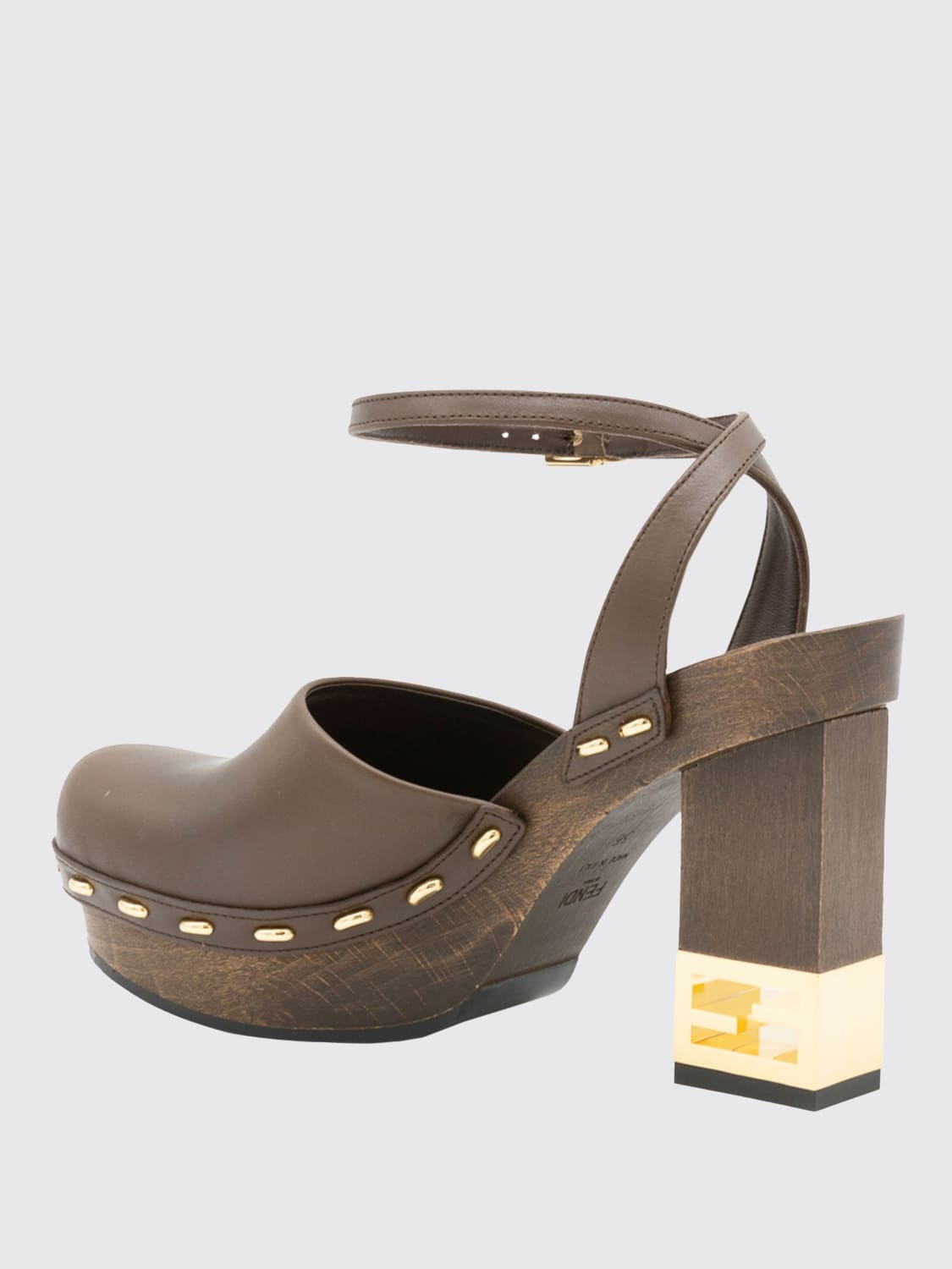 Fendi Baguette leather sandals - 3