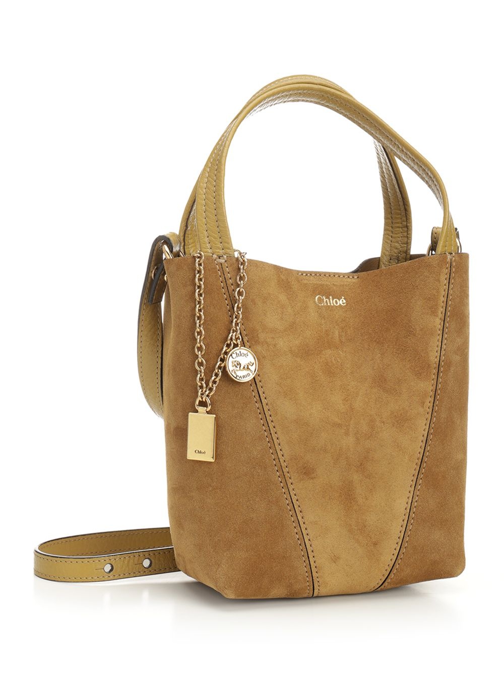 S812 - Chloe Spin Handbags Brown - 2