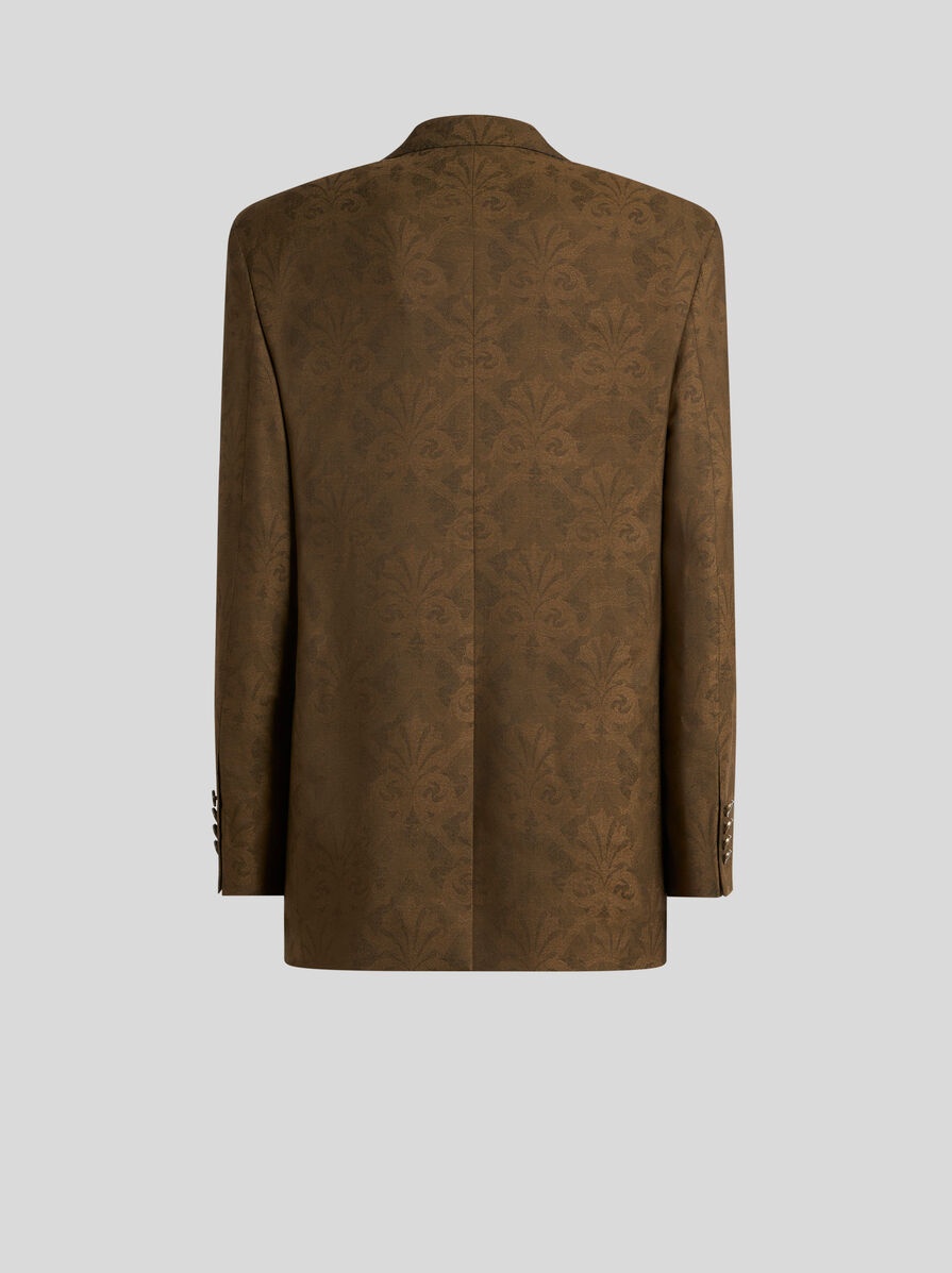 WOOL JACQUARD JACKET - 2