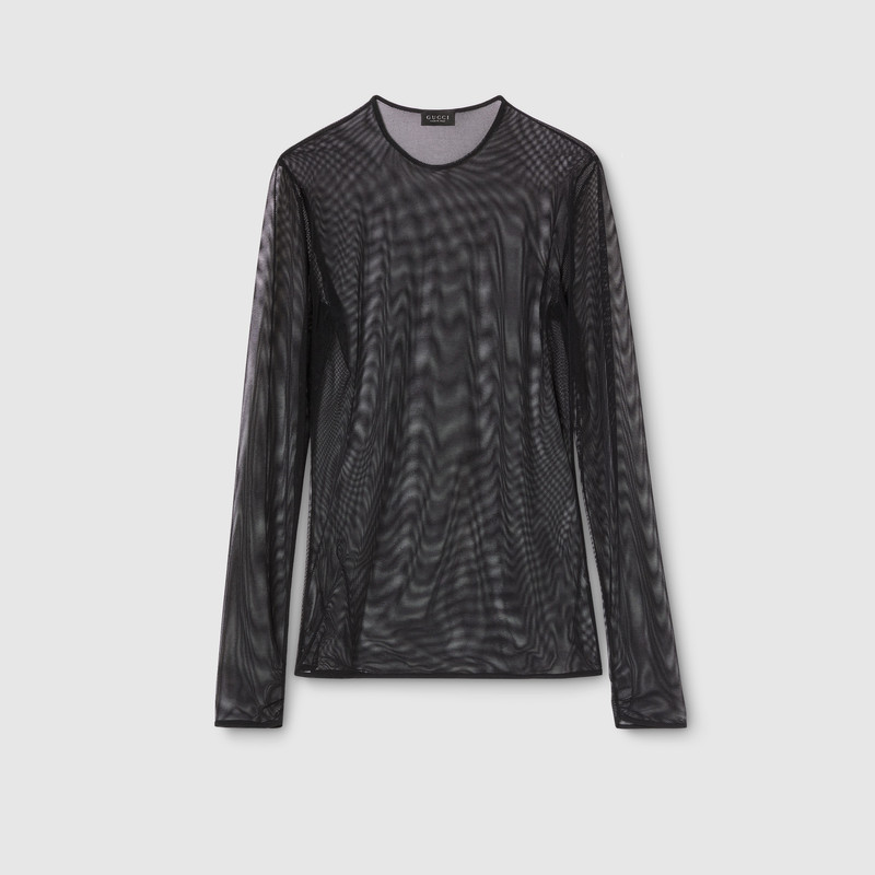 Mesh jersey T-shirt 1