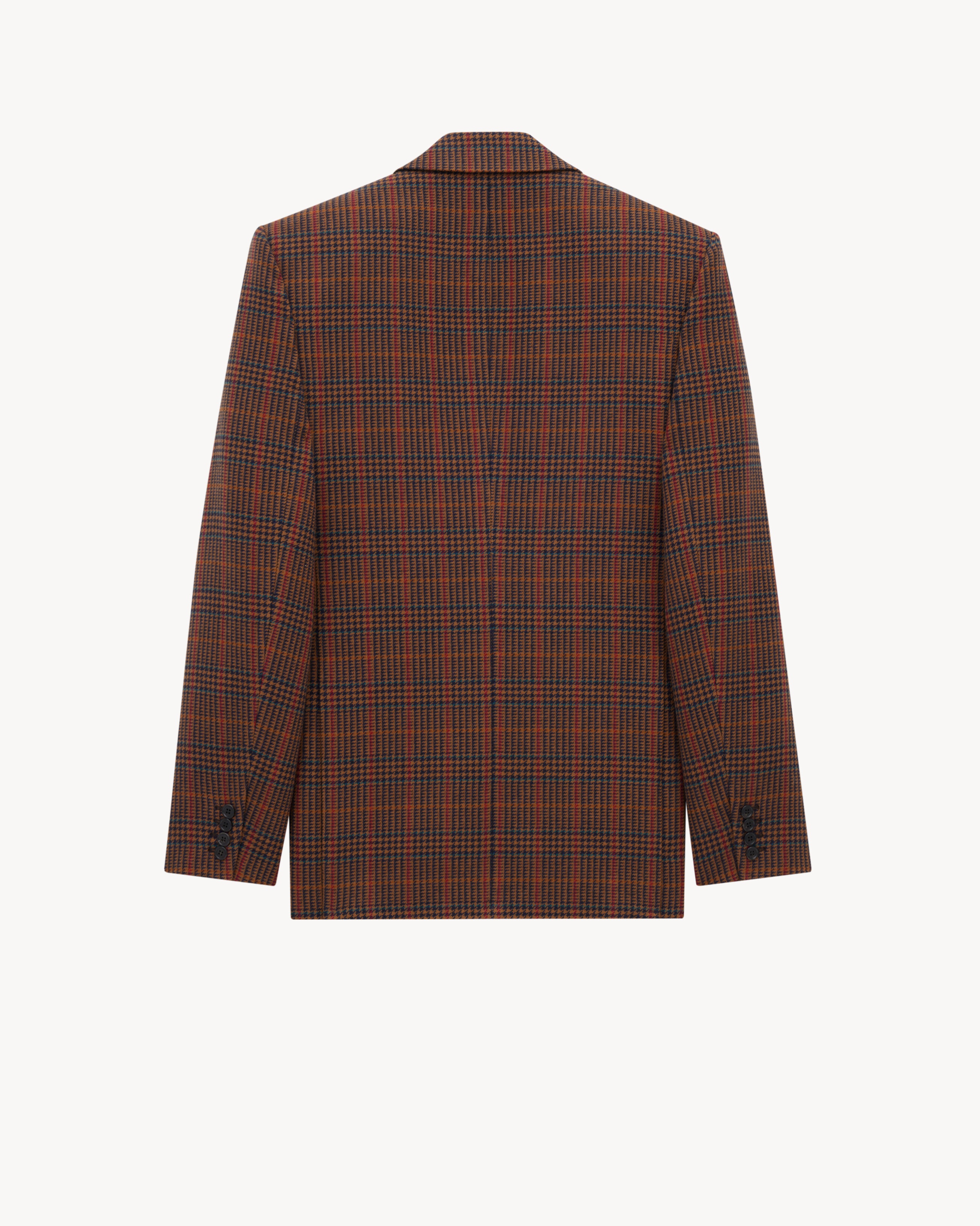 JACKET IN PRINCE OF WALES WOOL - 4