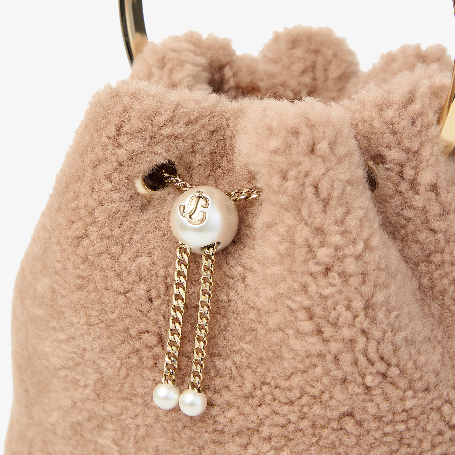 Bon Bon
Toffee Bucket Bag with Metal Handle - 3