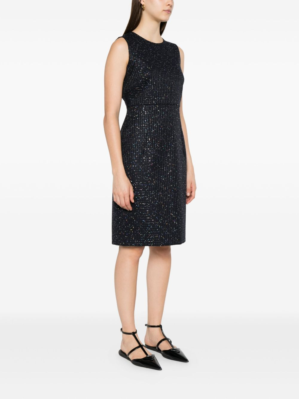 sleeveless sequined dress - 3