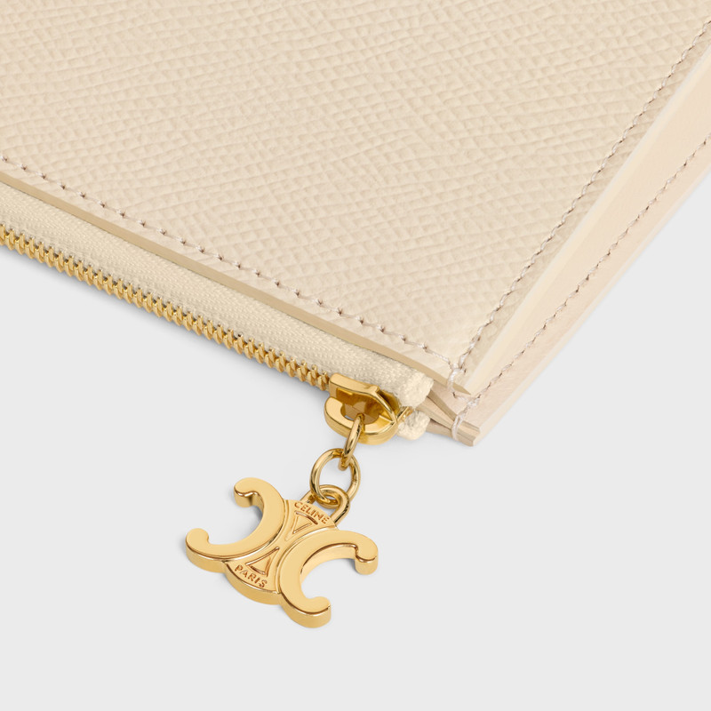 THREE POUCHES SET TRIOMPHE CHARMS IN TRIOMPHE CANVAS & GRAINED CALFSKIN 5