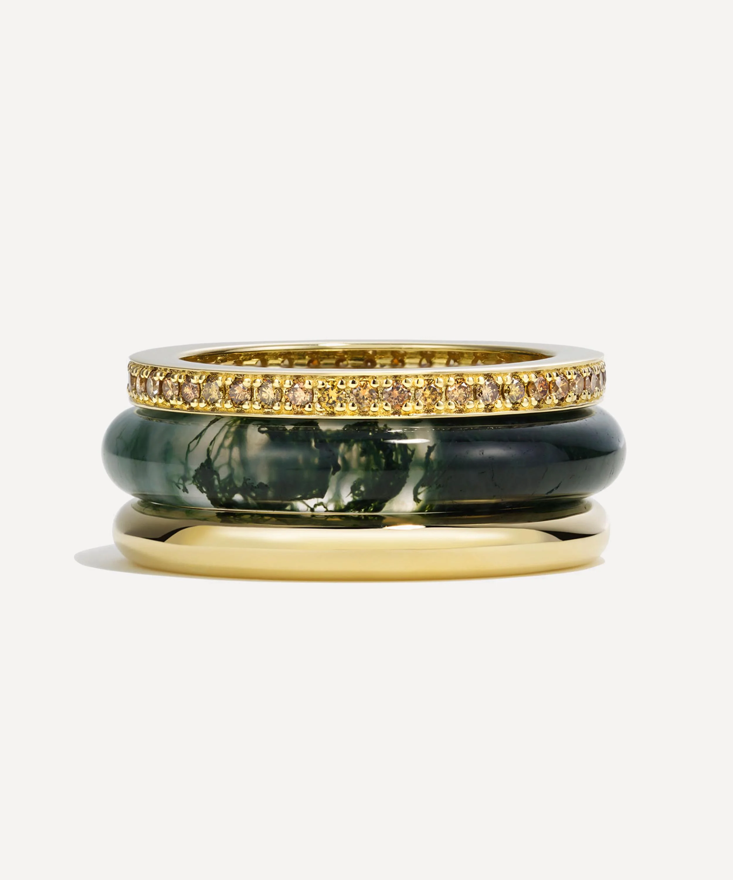 14ct Gold Classic Ring Stack - 1