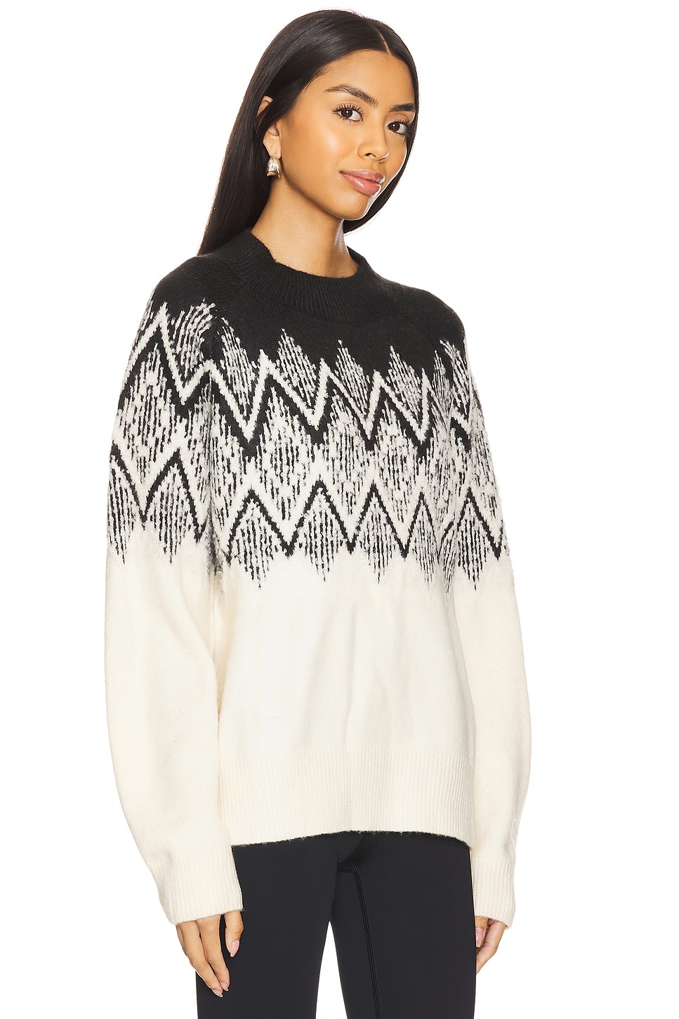 Siren Relaxed Jacquard Sweater - 2