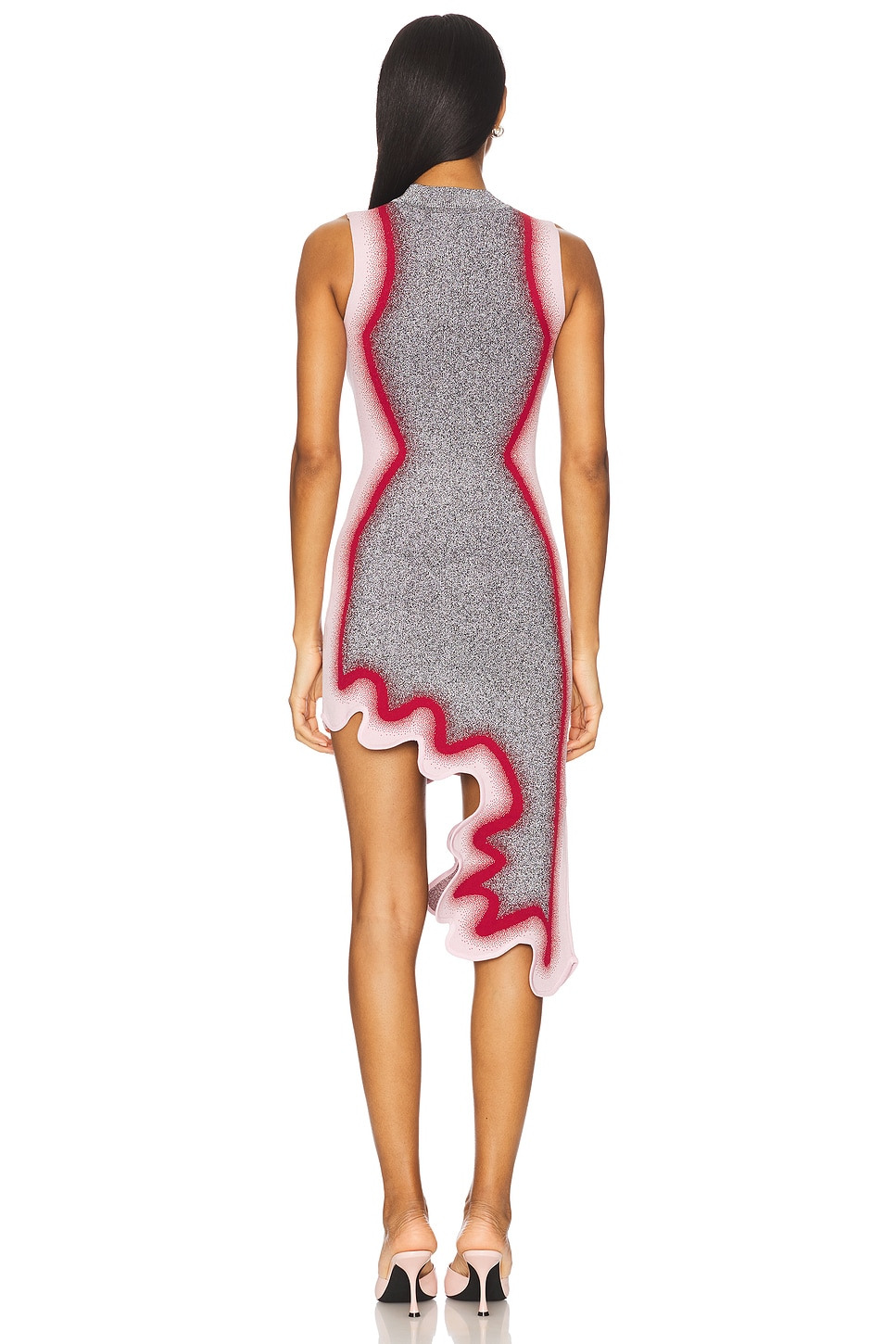 Hailey Reflective Wavy Dress - 4