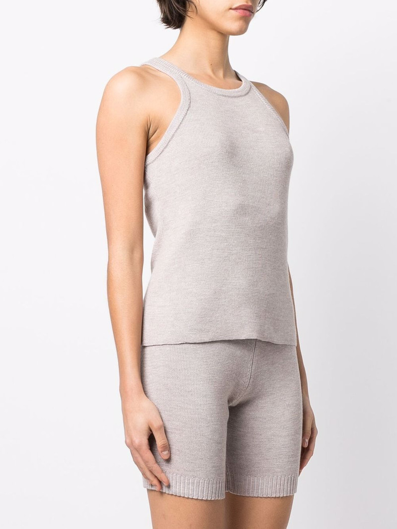 slim-fit knit tank top 3