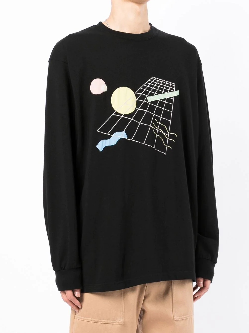 graphic embroidered sweatshirt - 3