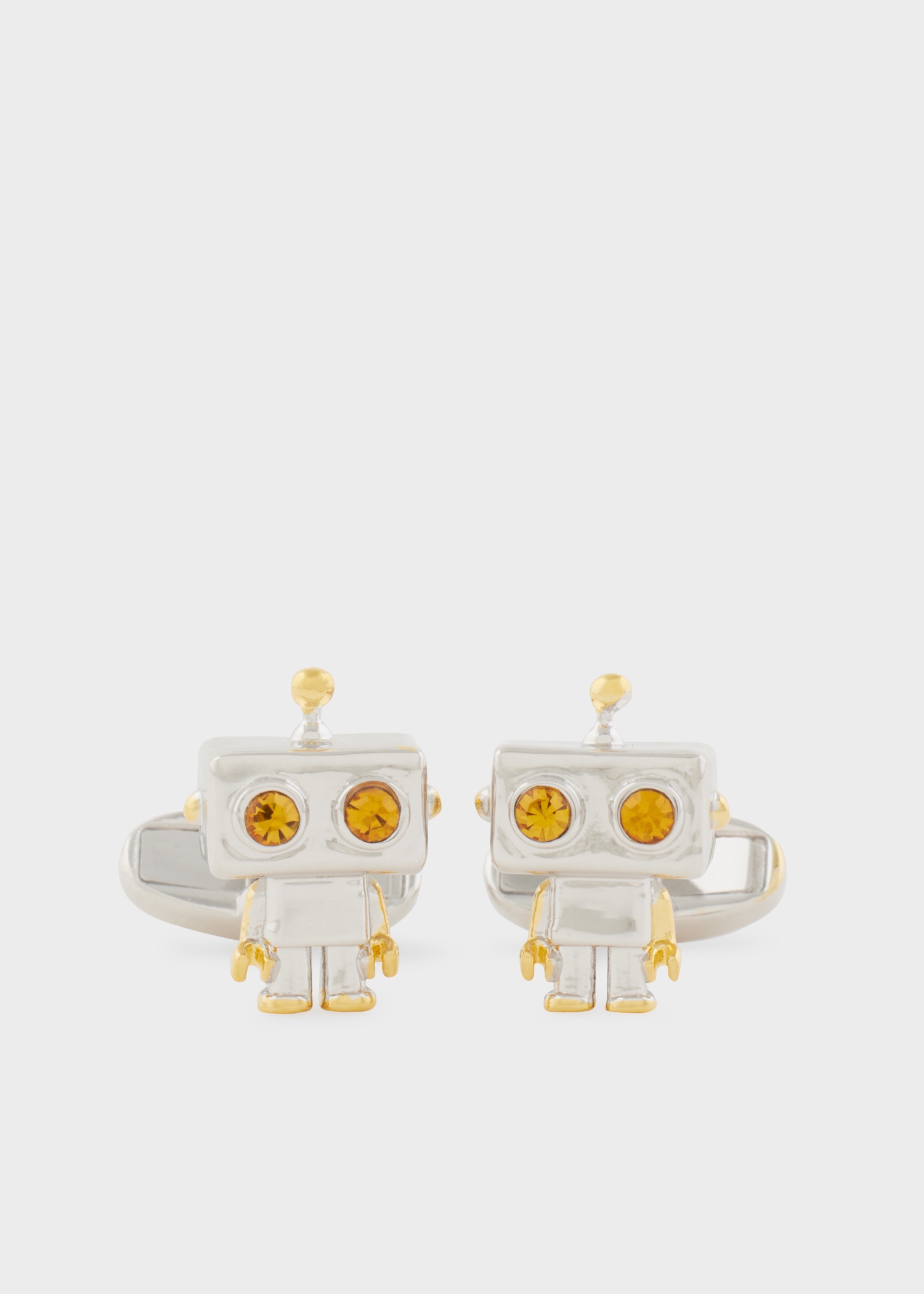 Metallic 'Robot' Cufflinks 1