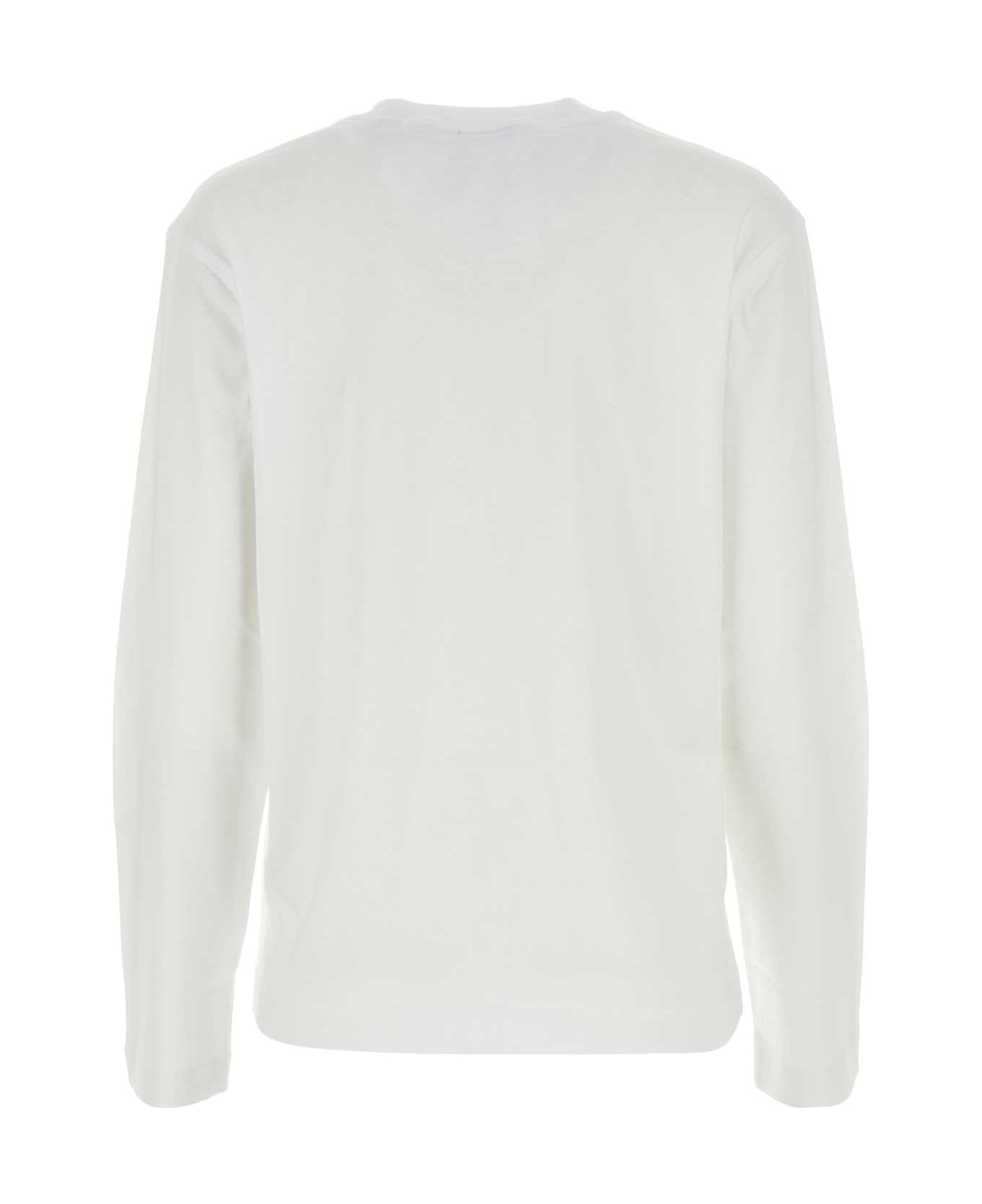 White Cotton T-shirt - 2