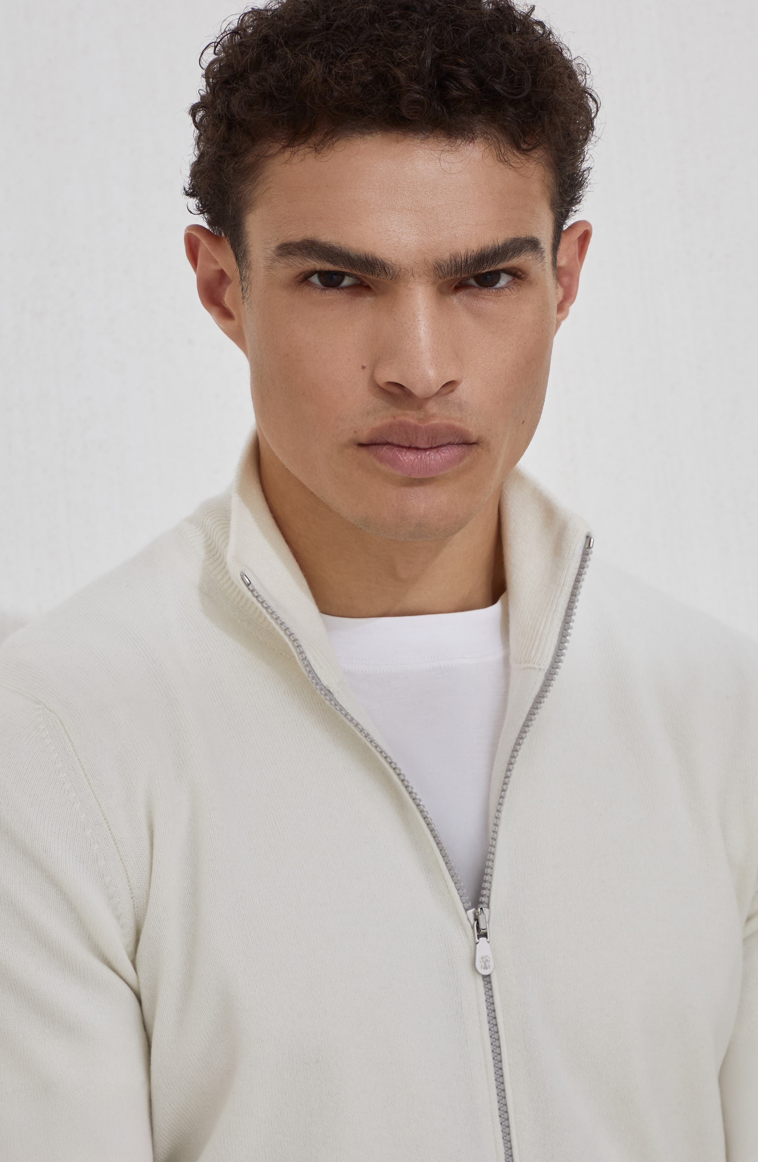 Brunello Cucinelli Zip-front cardigan in Panama at Nordstrom - 4