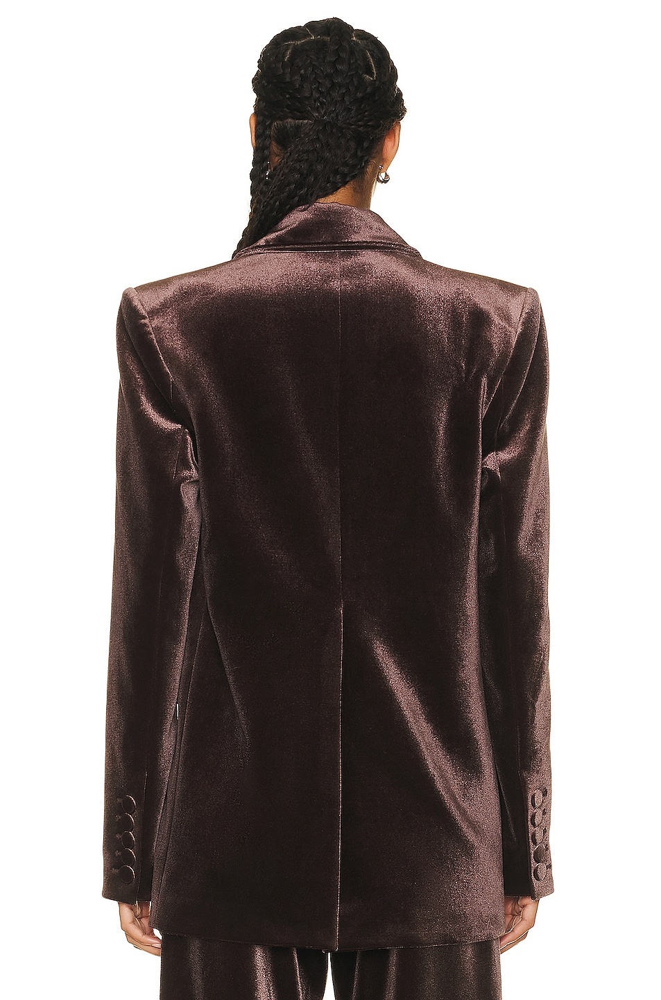 Barlow Velvet Oversized Blazer - 4