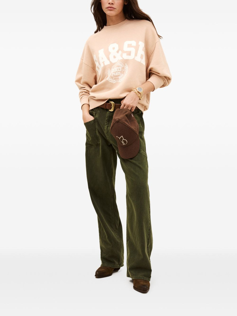 ba&sh Benjamin graphic-print sweatshirt outlook