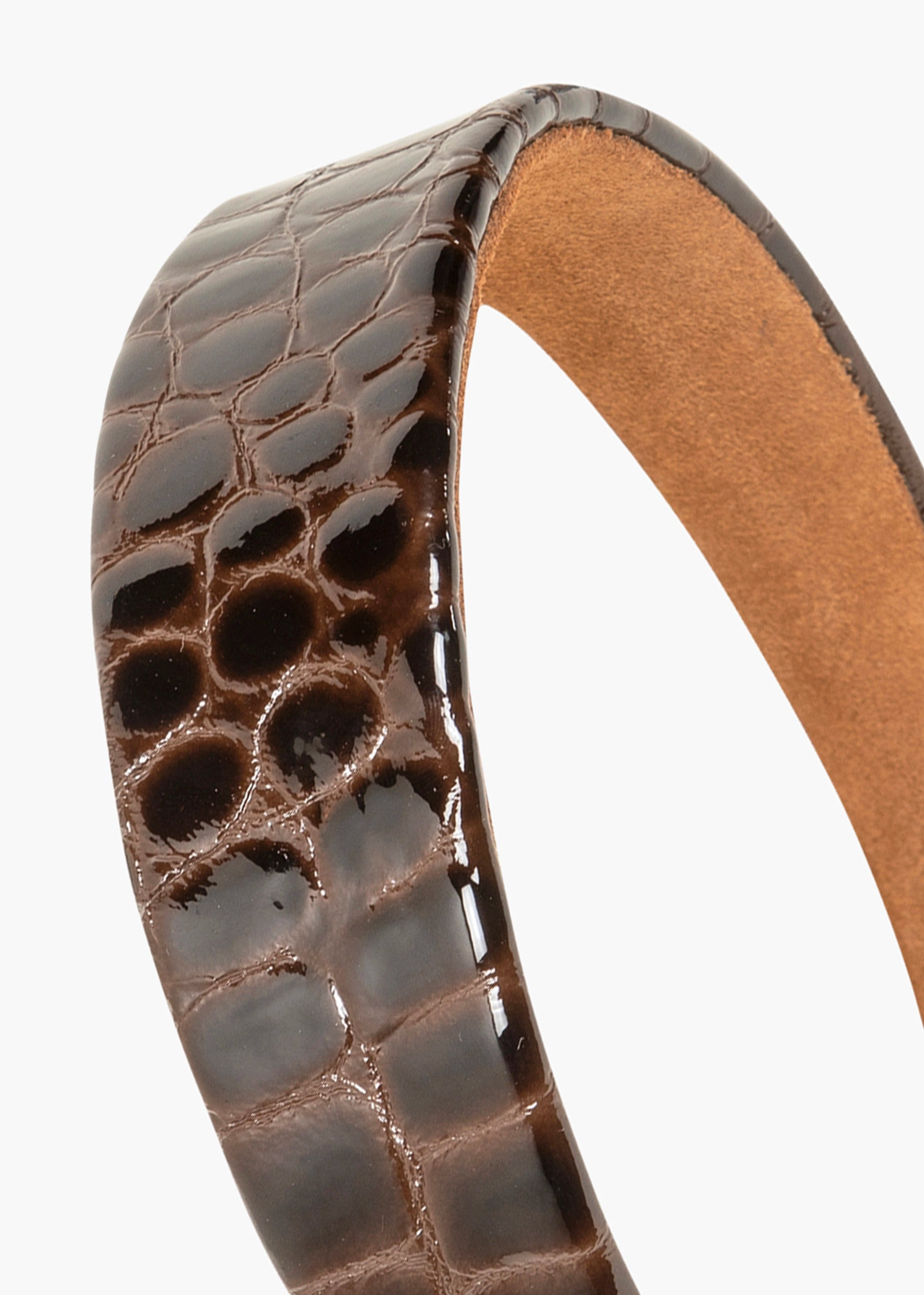 Embossed Leather Cruz Headband - 4