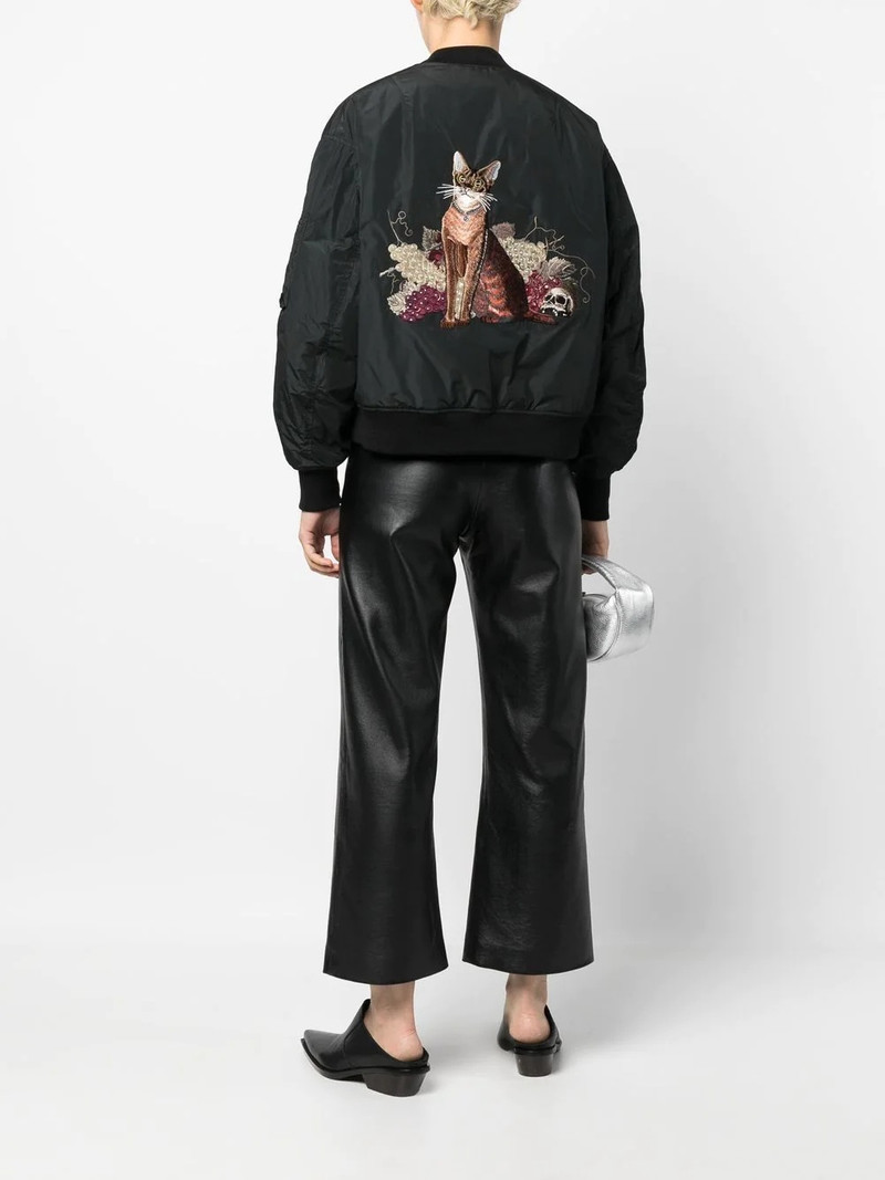 UNDERCOVER embroidered-design bomber jacket outlook