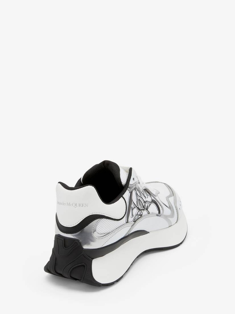 Alexander McQueen 흰색 남성 스프린트 러너 outlook