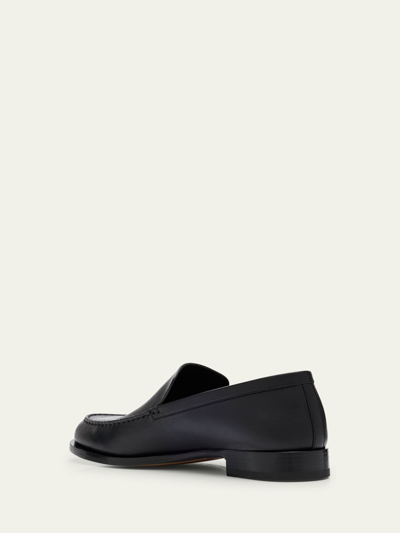 The Row Men's Lars Calfskin Loafers outlook