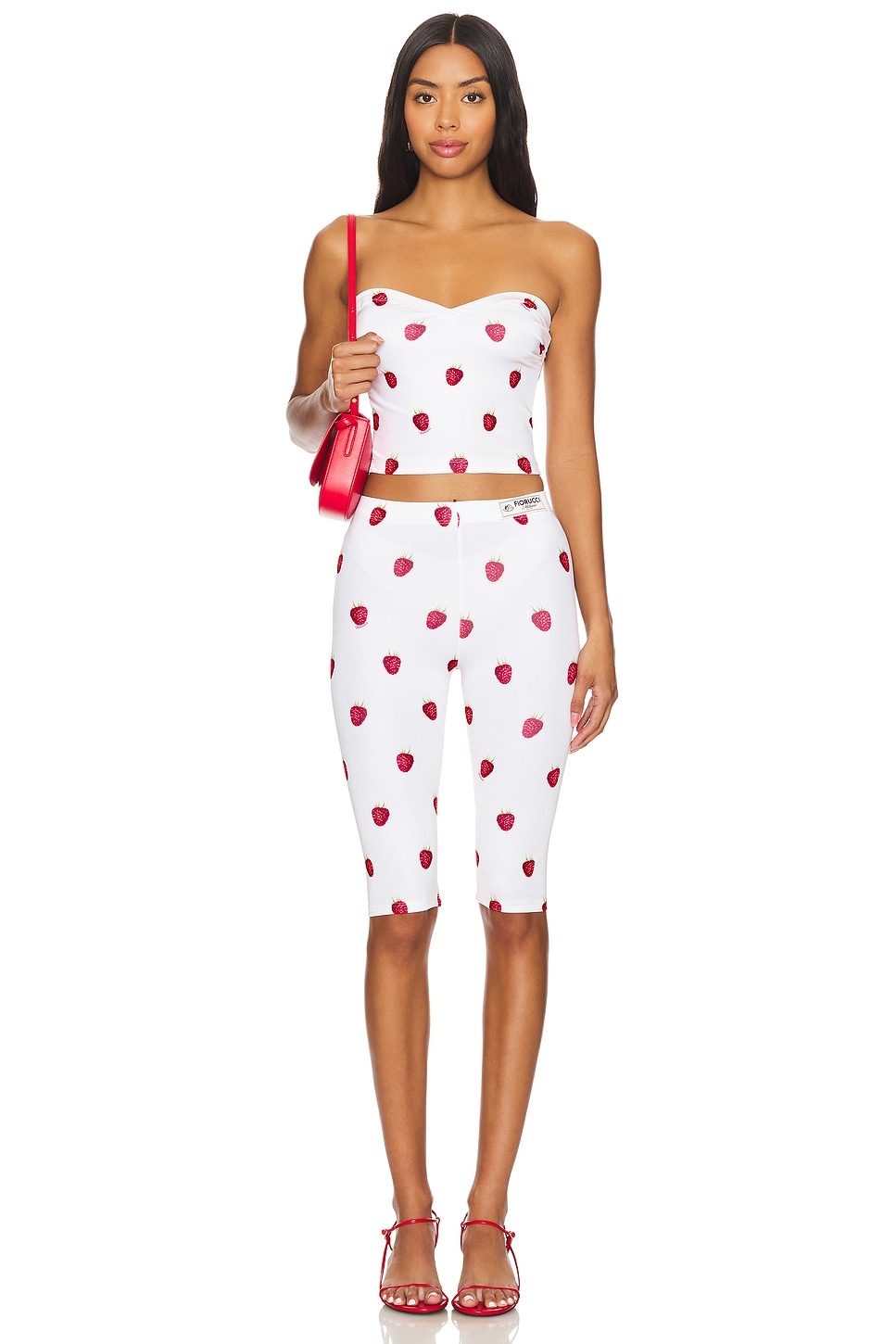 PANTALONES DE CICLISTA RASPBERRY PRINT - 5
