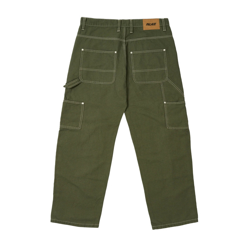 PALACE 10 OZ DOUBLE KNEE PANT THE DEEP GREEN outlook