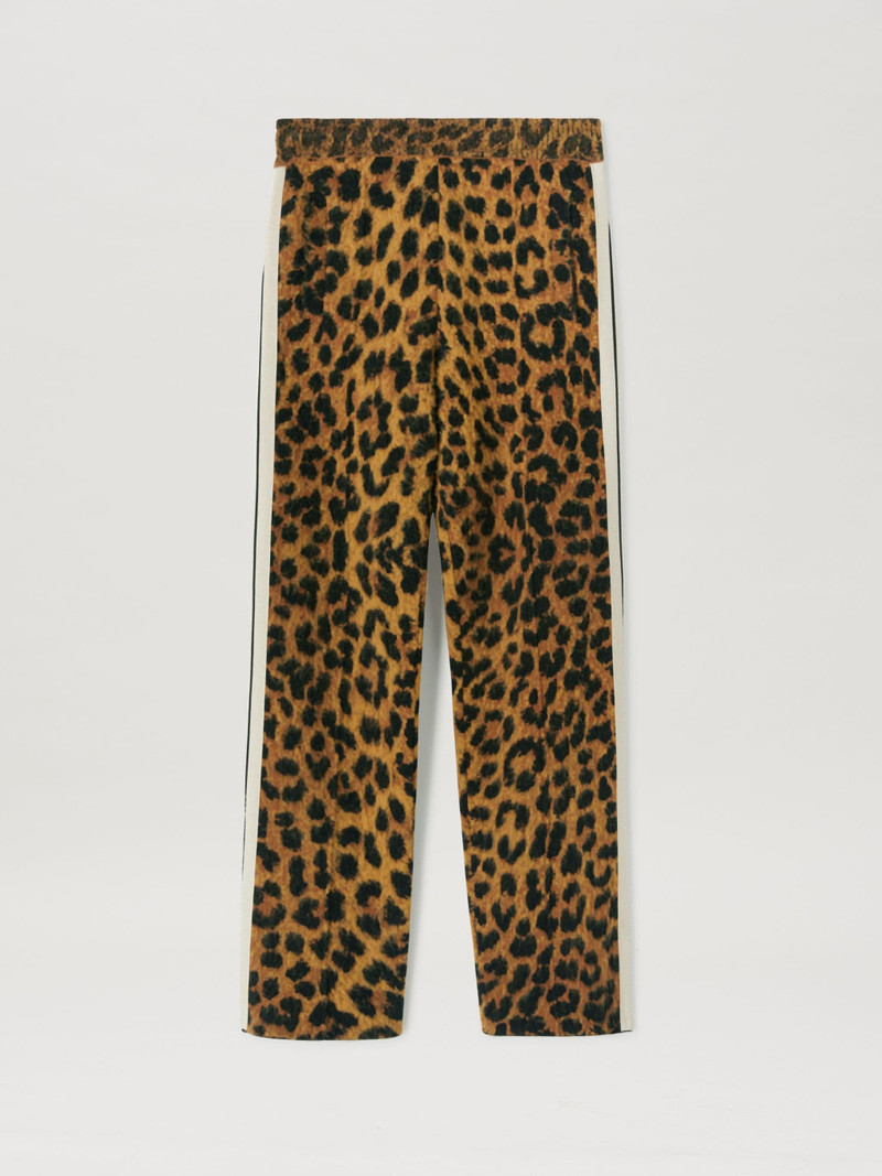 ANIMALIER BRUSHED KNIT PANTS 1