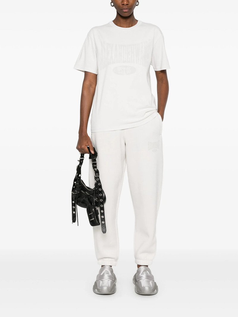 alexanderwang.t Logo Cotton Terry Sweatpants outlook