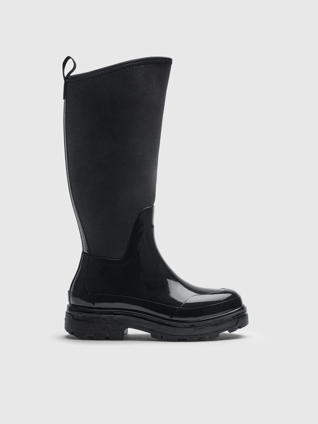 Verbania Black Rubber Boot - 1