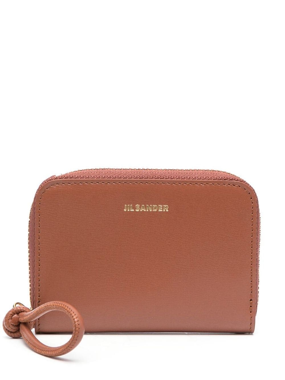 zip-around leather purse - 1