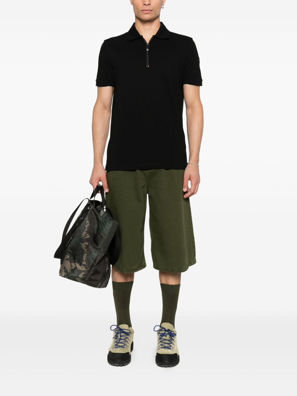 zip-front polo shirt - 2