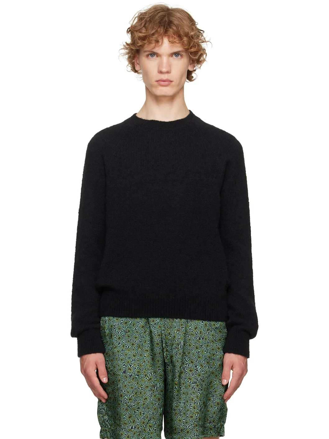 Black Alpaca Sweater - 1