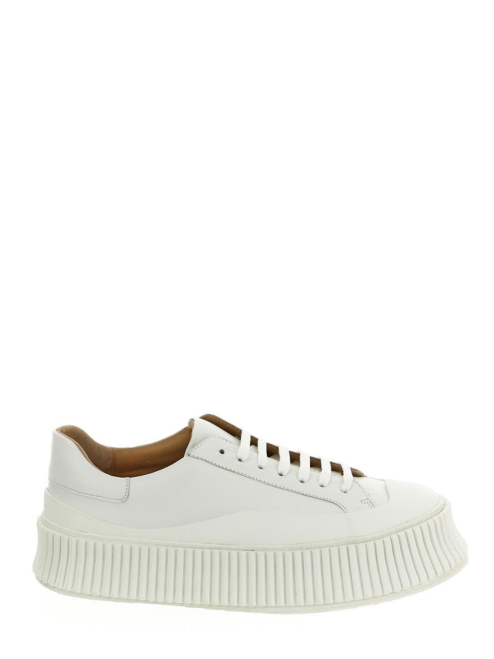 スニーカー JIL SANDER Women Sneakers J15WS0002P4833102 NEVE beige JIL SANDER Moon suede and shell sneakers | NET-A-PORTER