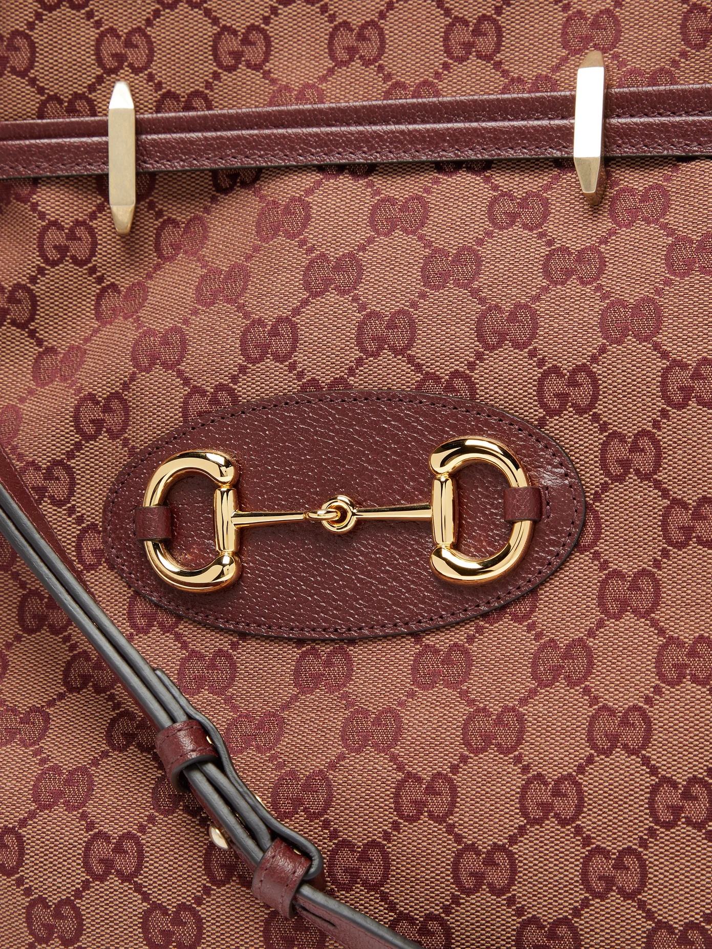 1955 GG-jacquard Horsebit shoulder bag - 6