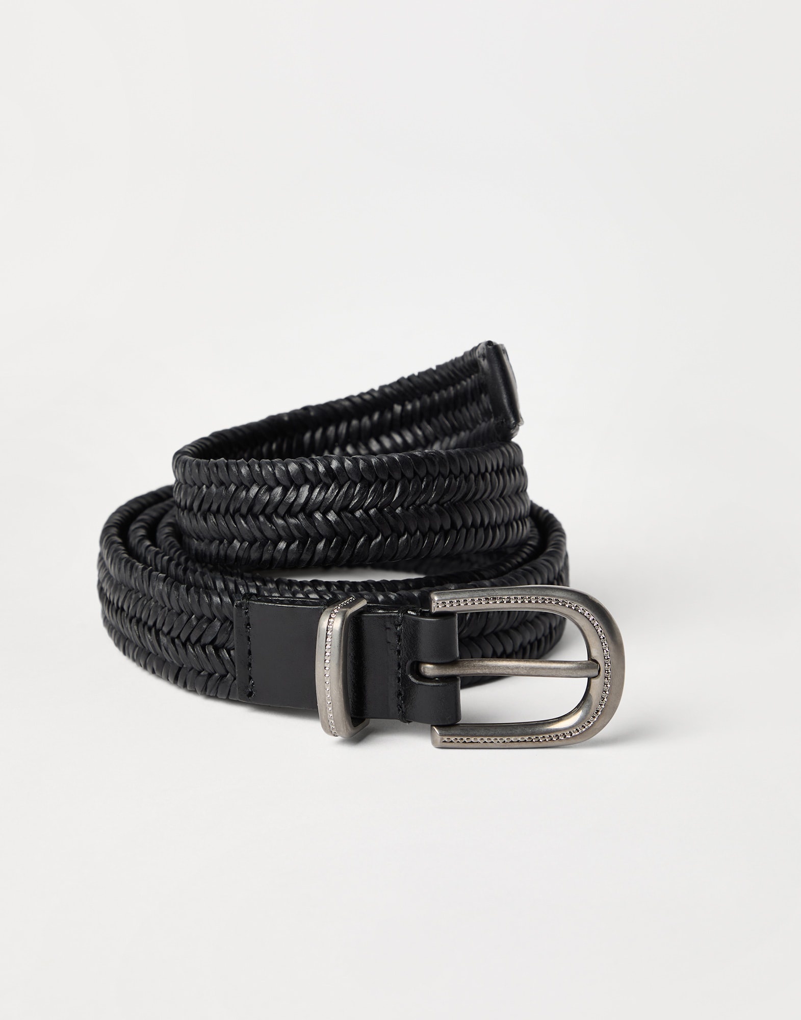 Stretch braided leather belt - 2
