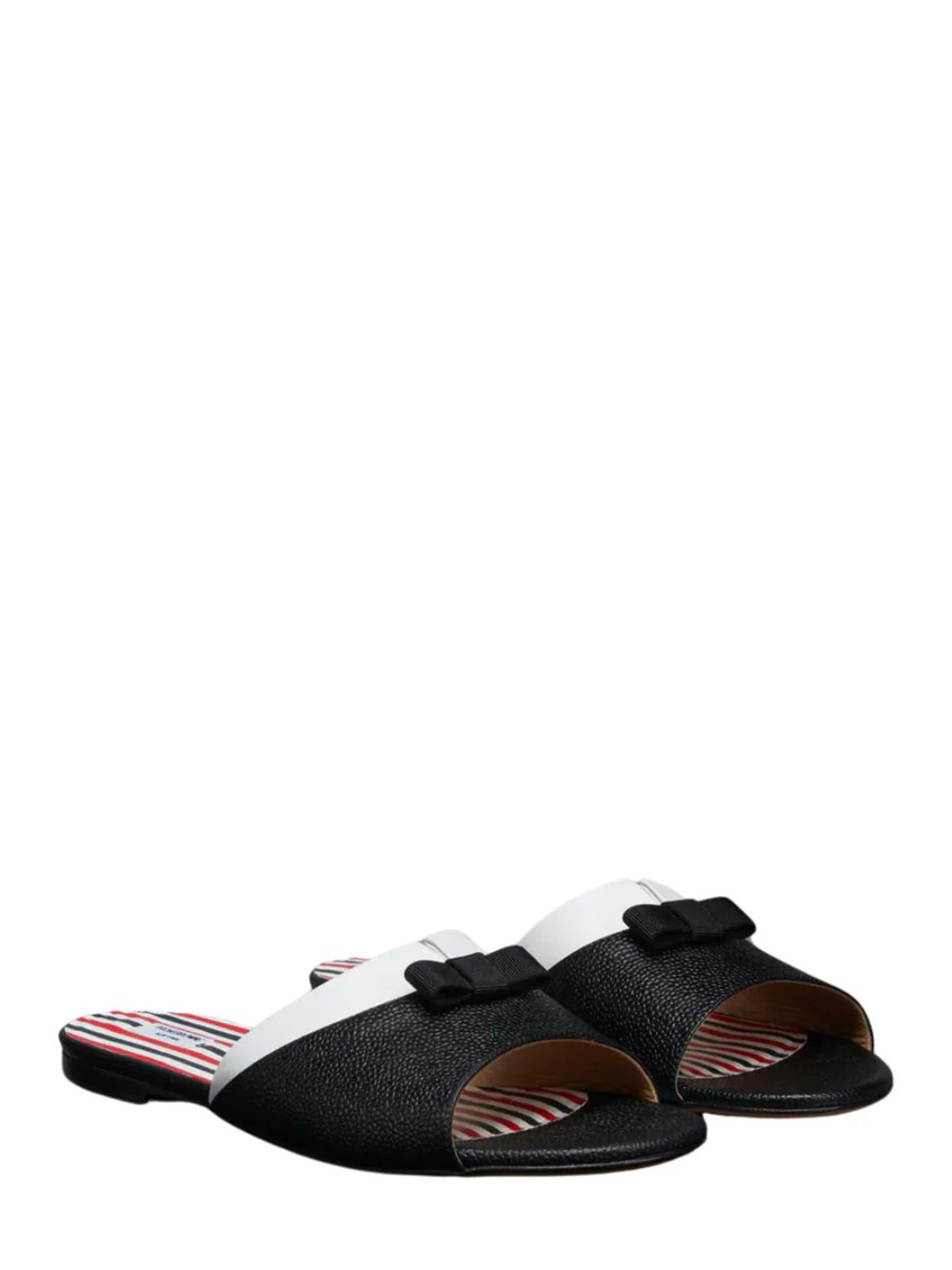 Pebble Grain Bow Claquette Women - 2